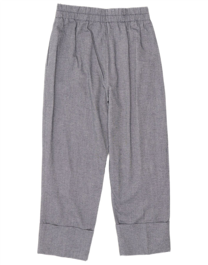 Женские прямые брюки чинос ZARA, средний размер W28 L25, синий хлопок