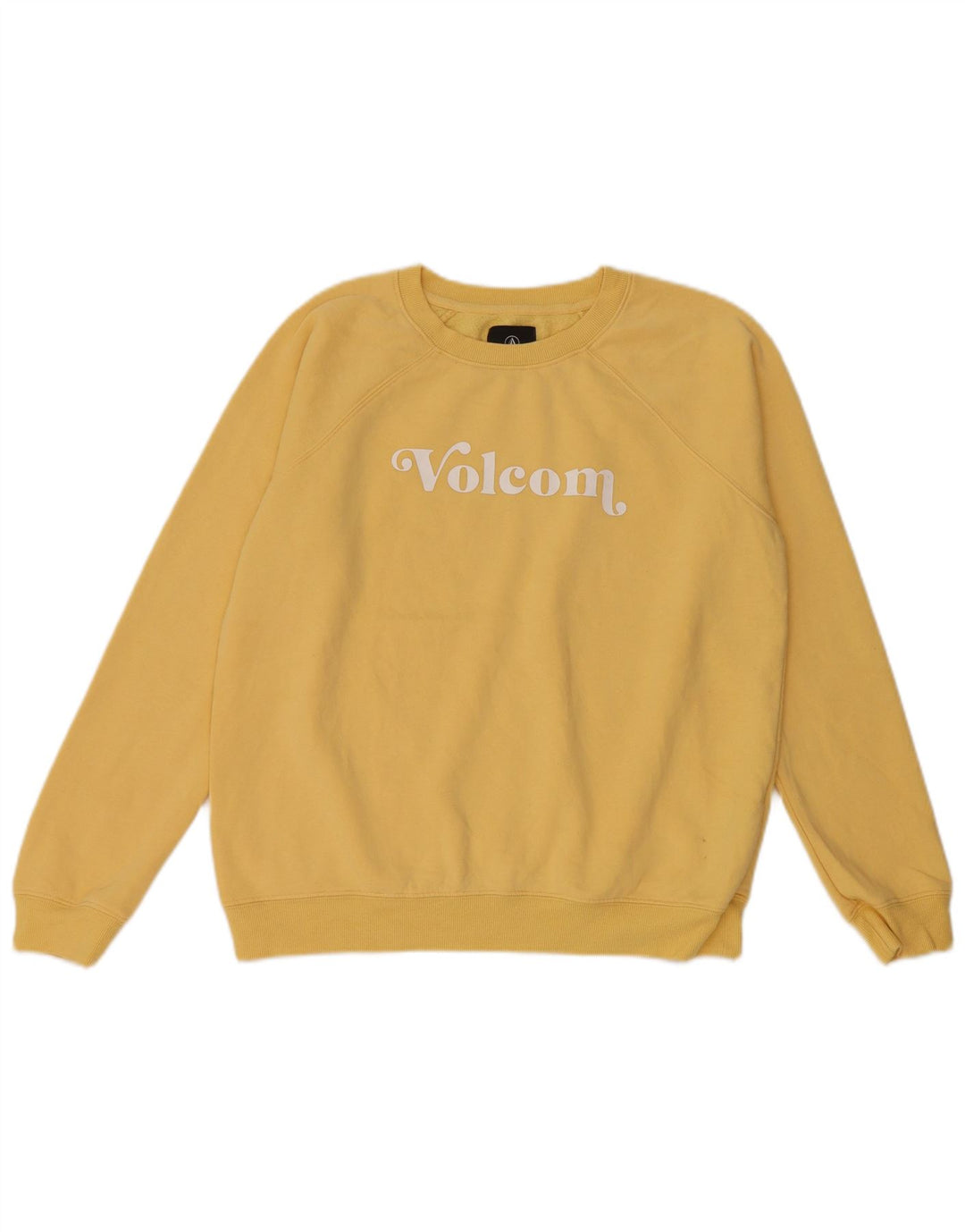 Volcom Женский свитер большого размера с рисунком США 4/6 Маленький желтый