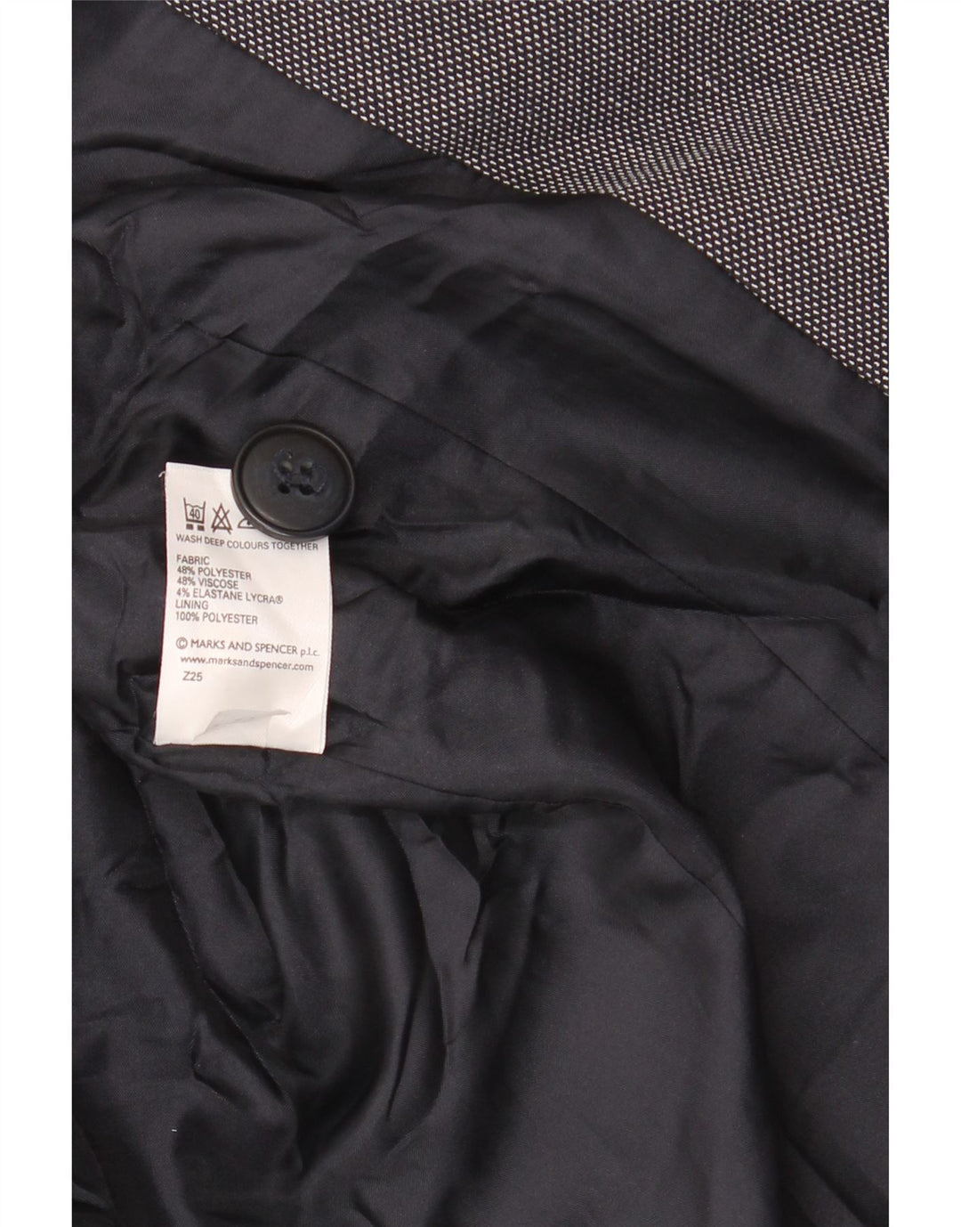 Женский пиджак Marks & Spencer Standard UK 16, большой темно-синий