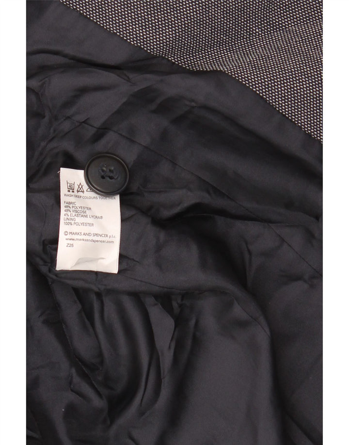 Женский пиджак Marks & Spencer Standard UK 16, большой темно-синий