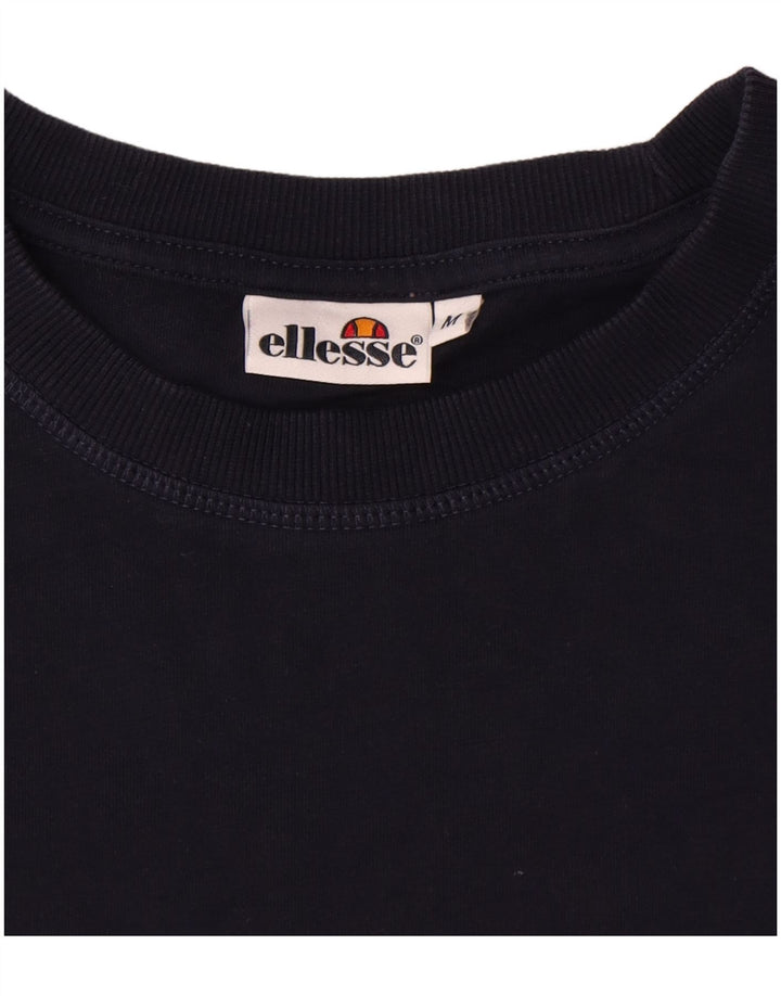 Мужская футболка Ellesse Top среднего размера, темно-синяя, хлопок