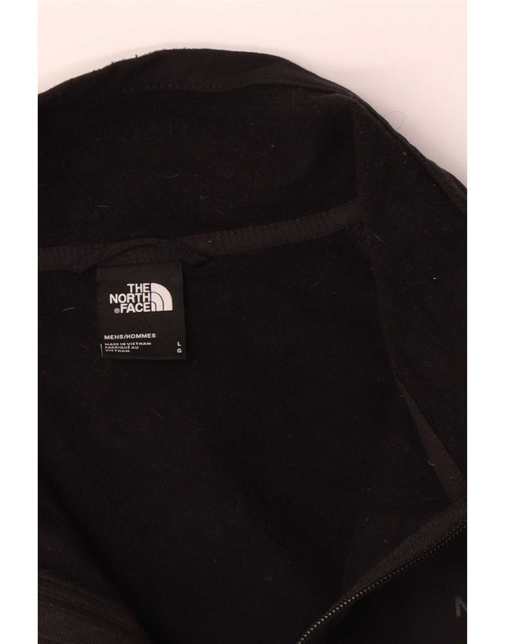 Мужская спортивная куртка The North Face, большая черная полиэстеровая куртка
