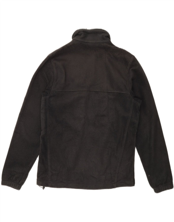 COLUMBIA Mens Fleece Jacket UK 36 Small Black Polyester Vintage Columbia and Second-Hand Columbia from Messina Hembry 