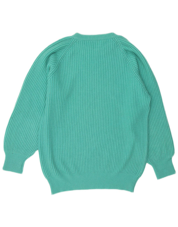 Cristiano Fissore Womens Crew Neck Jumper Sweater IT 52 2XL Turquoise