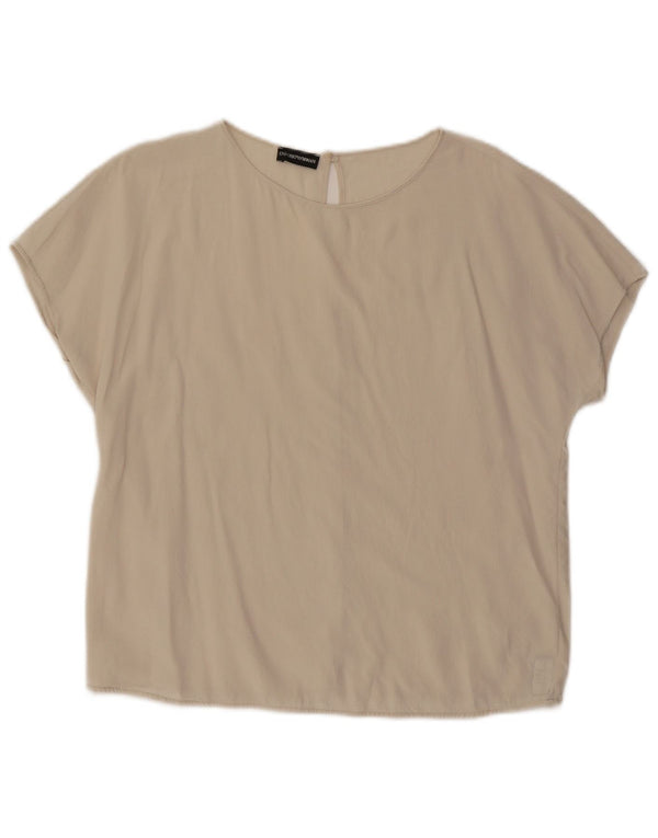 Женская блузка Emporio Armani Top UK 14, большая Off White
