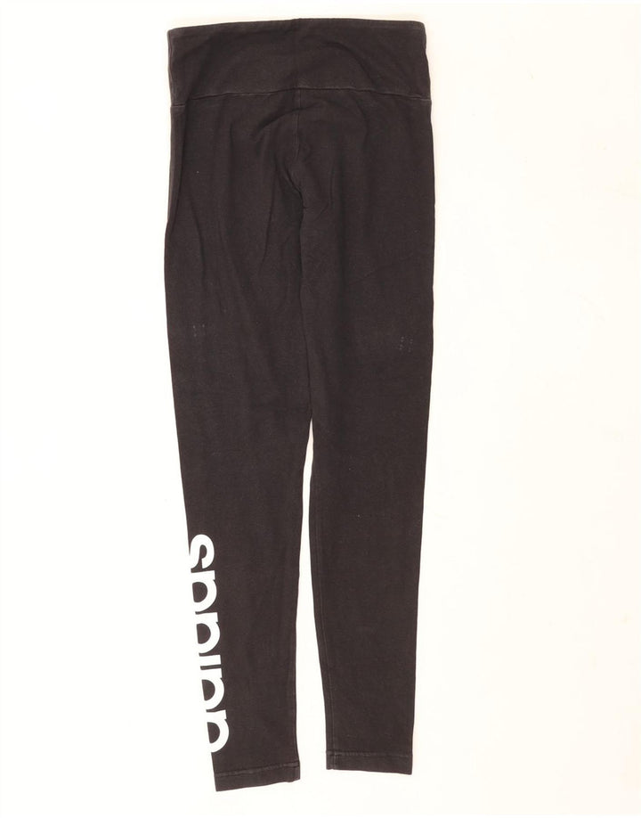 Женские леггинсы Adidas с рисунком UK 8/10, маленькие черные