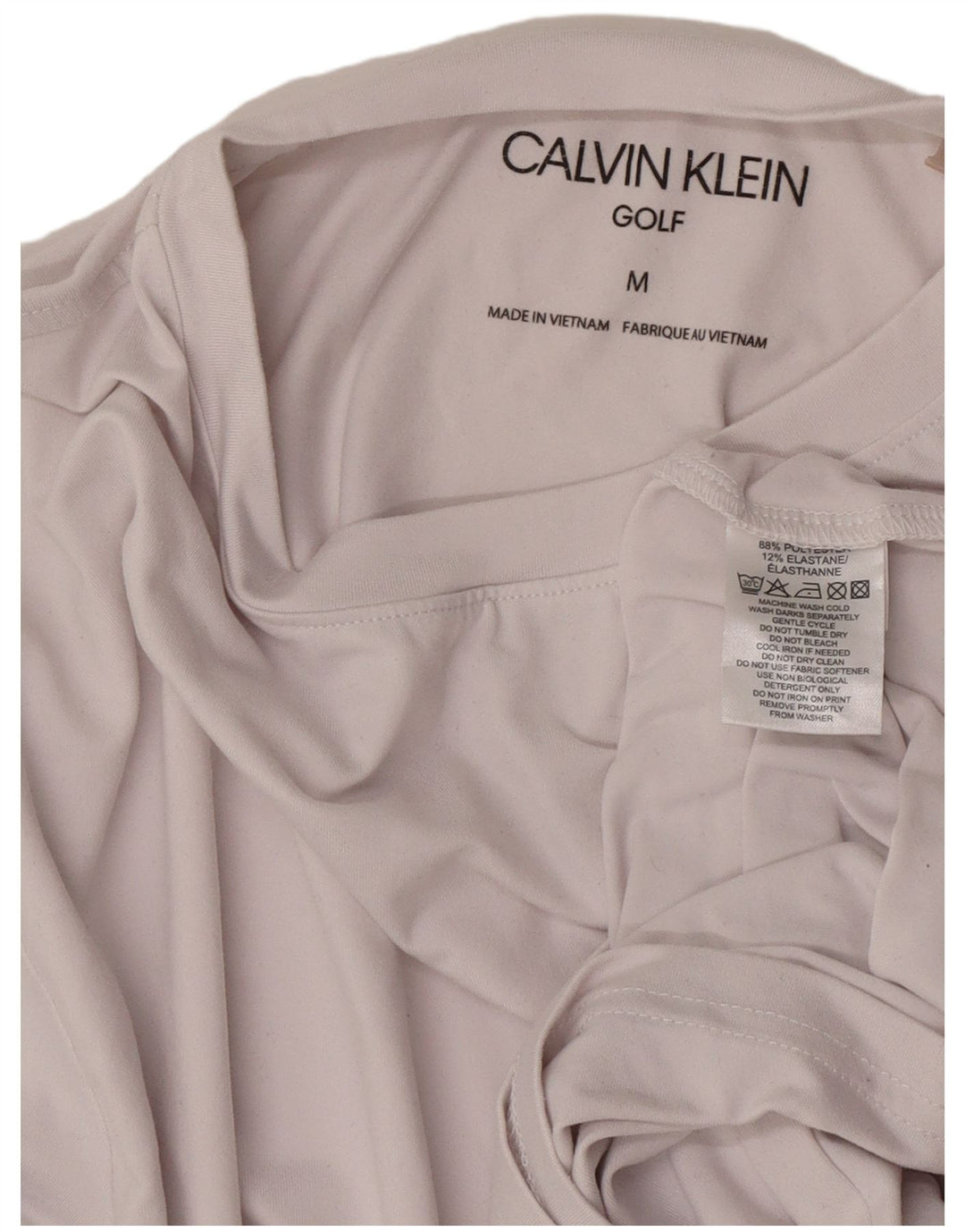 Мужская футболка для гольфа Calvin Klein, хлопковый топ среднего серого цвета