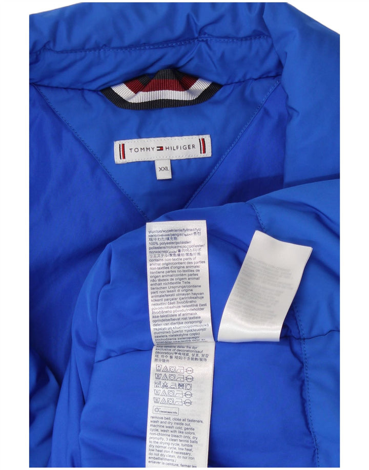 Женская стеганая куртка Tommy Hilfiger UK 20 2XL, синяя, полиэстер