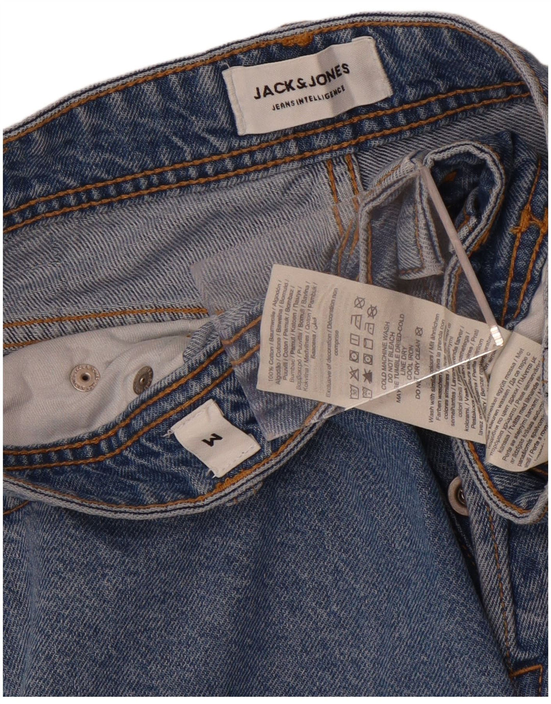 Мужские джинсовые шорты Jack & Jones Medium W32 Синие, хлопок