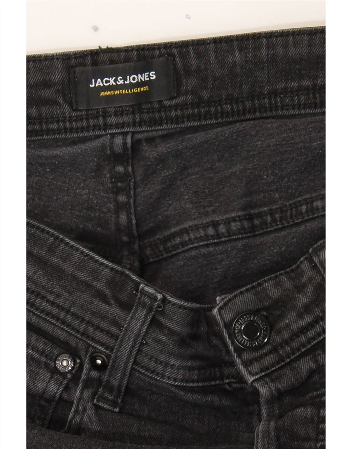 JACK & JONES Mens Slim Jeans W32 L27 Black Cotton Vintage Jack & Jones and Second-Hand Jack & Jones from Messina Hembry 