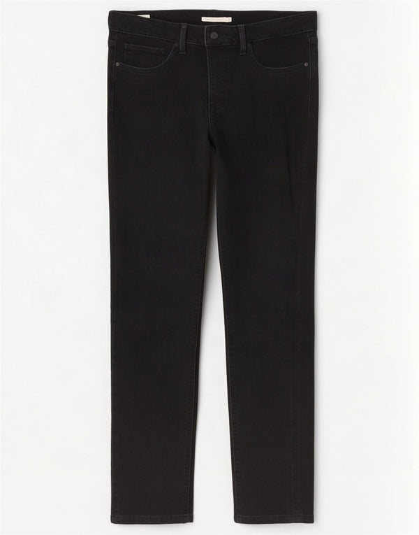 Женские укороченные джинсы скинни Levi's 311 W31 L26, черные