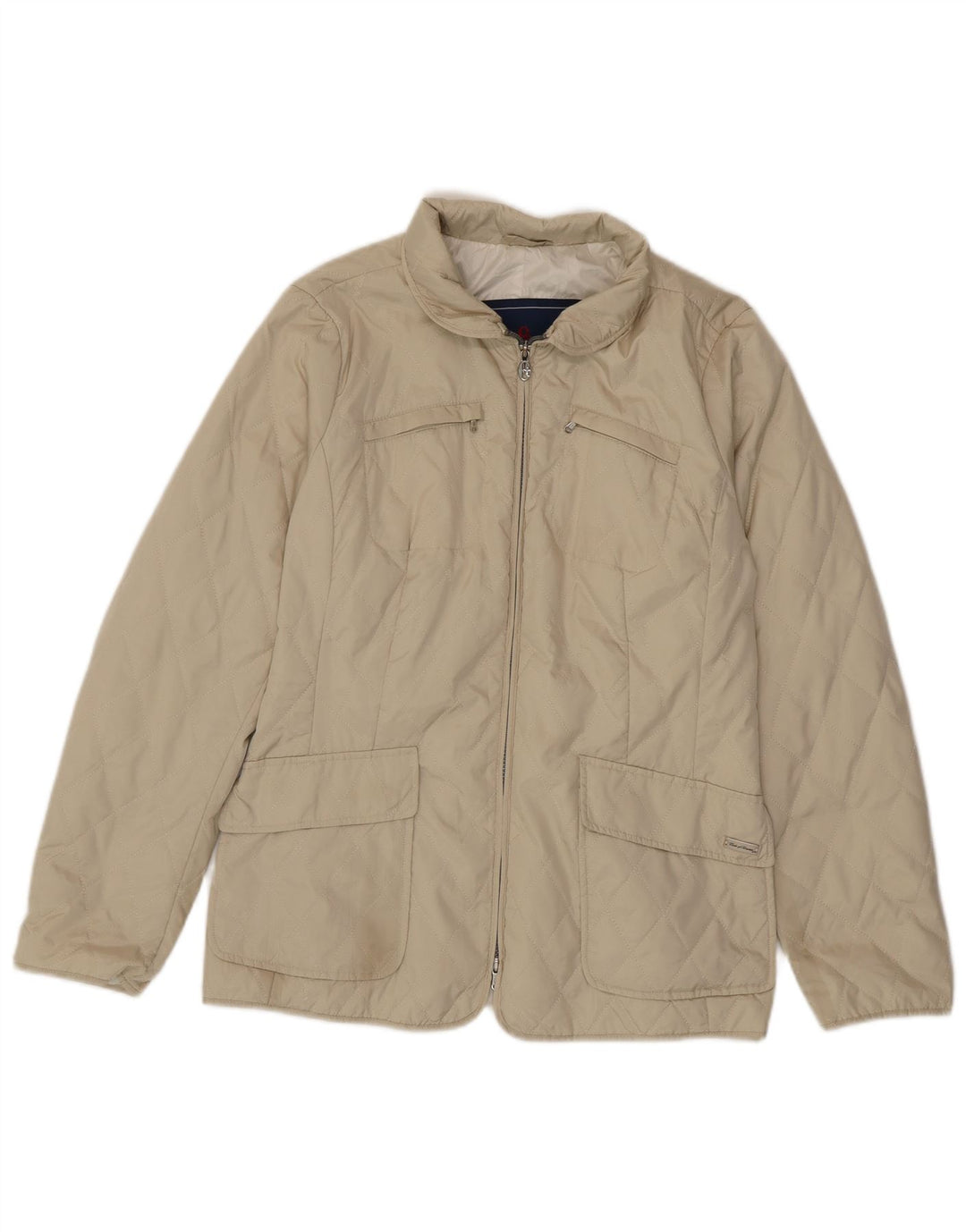 CONTE OF FLORENCE Женская куртка IT 46 Большая Серая Полиэстер