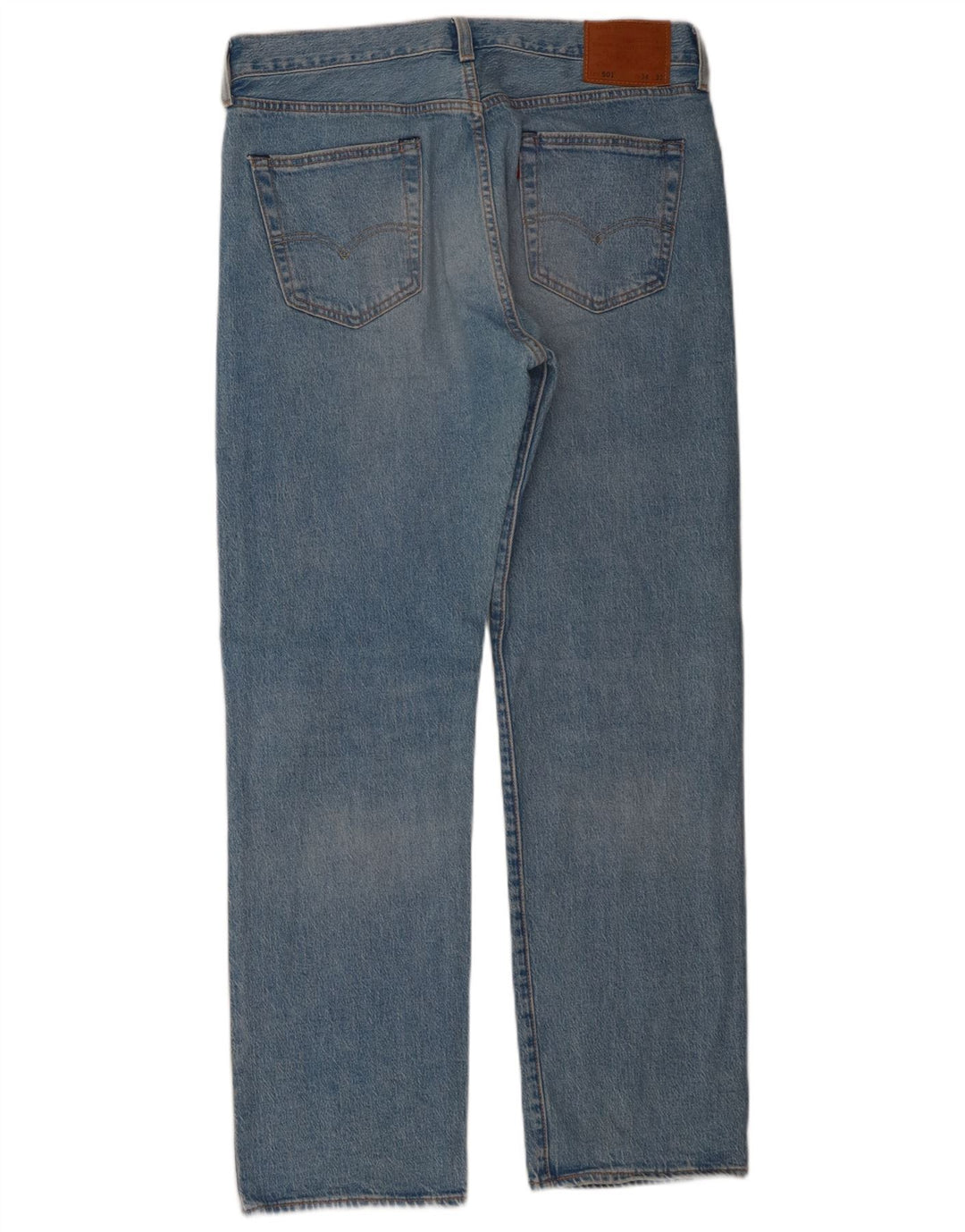 Мужские прямые джинсы Levi's 501 W34 L32 синие, хлопок