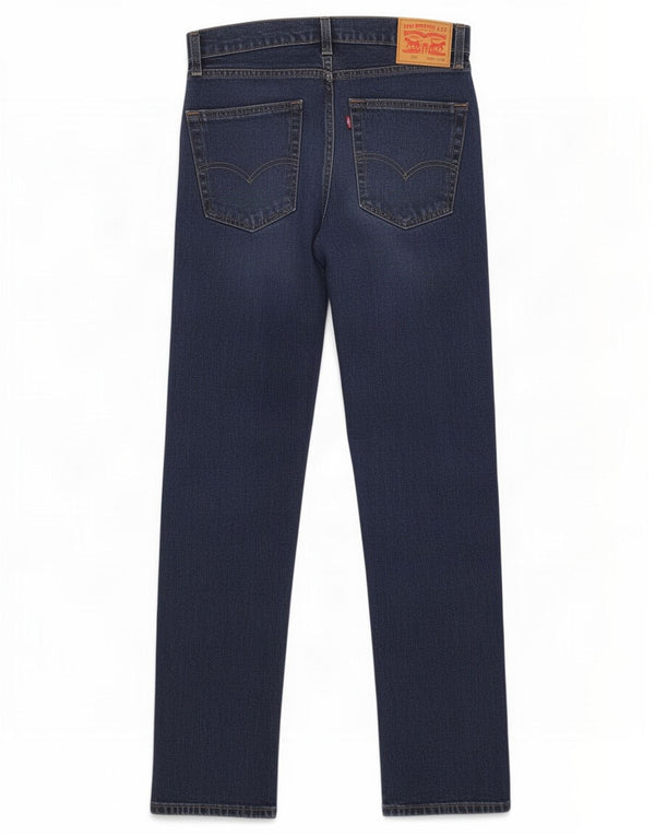 Мужские прямые джинсы Levi's 505 стандартного кроя W30 L32 темно-синие, хлопок