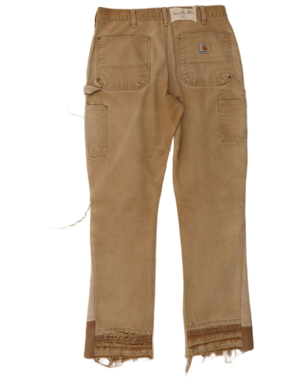 Мужские брюки-карго Carhartt Jeanius Bar Atelier W34 L30 коричневые с цветными блоками