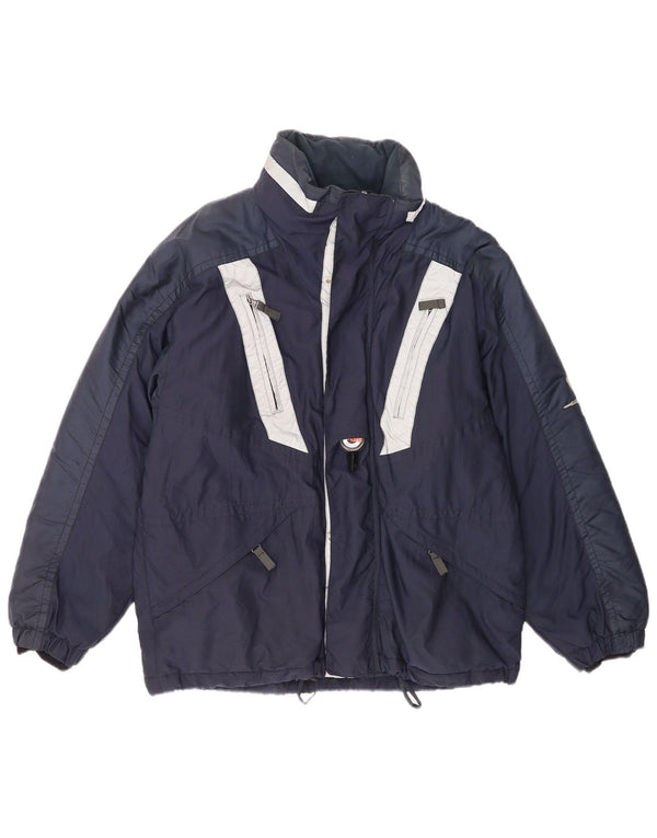 Лыжная куртка Belfe & Men IT 48 Medium Navy Blue Полиамид с цветными блоками