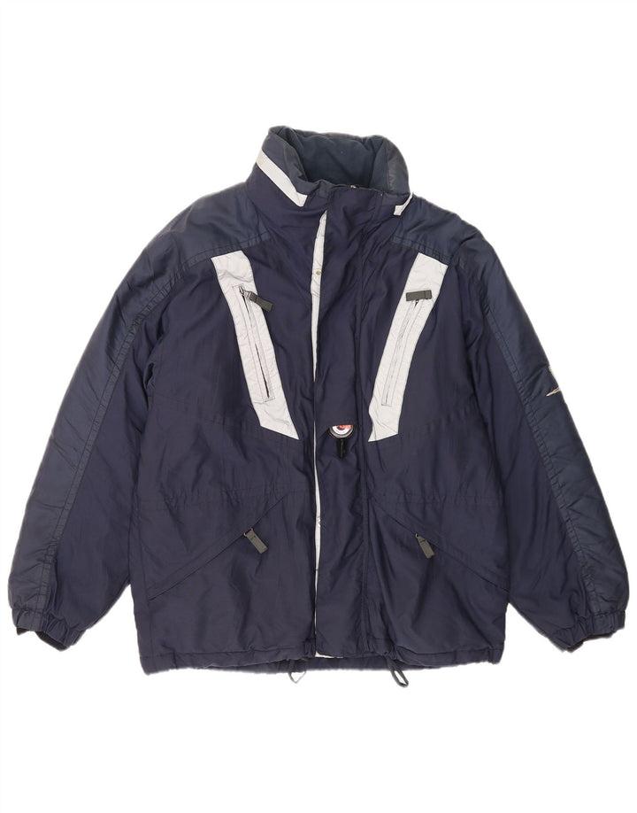 Лыжная куртка Belfe & Men IT 48 Medium Navy Blue Полиамид с цветными блоками