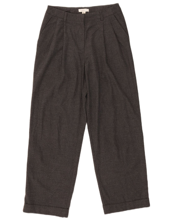 Женские брюки чинос Topshop UK 6 XS W26 L27, серый полиэстер