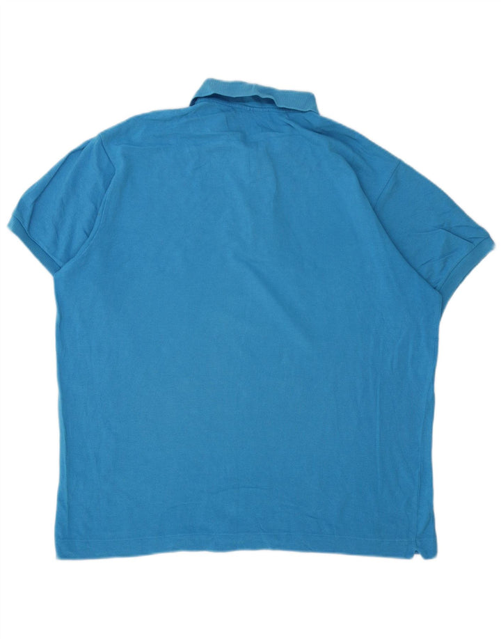 LACOSTE Mens Polo Shirt Size 6 XL Blue Cotton Vintage Lacoste and Second-Hand Lacoste from Messina Hembry 
