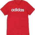 ADIDAS Mens Graphic T-Shirt Top Small Red Cotton Vintage Adidas and Second-Hand Adidas from Messina Hembry 
