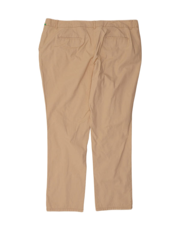 Женские узкие брюки чинос Boden UK 22 3XL W44 L32 Бежевый хлопок