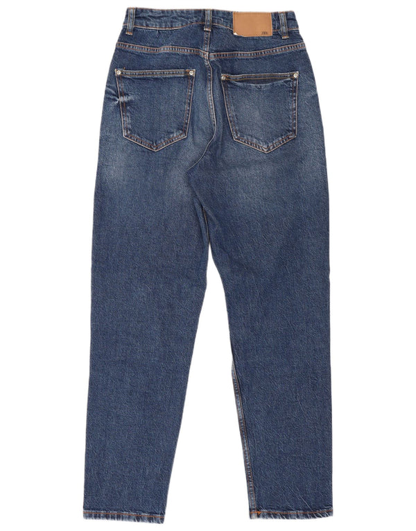Женские зауженные джинсы с высокой талией Marks & Spencer EU 36 XS W26 L28 синие