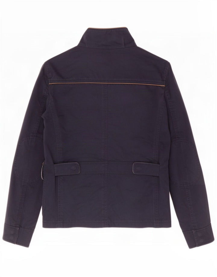 Женская куртка Massimo Dutti UK 10, маленькая, темно-синяя, хлопок