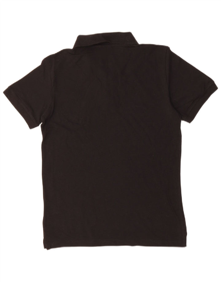 KAPPA Mens Polo Shirt Large Black Cotton