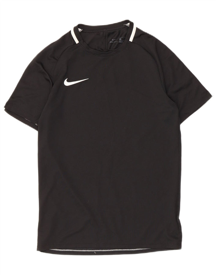 Мужская футболка Nike Dri Fit, маленький черный полиэстер