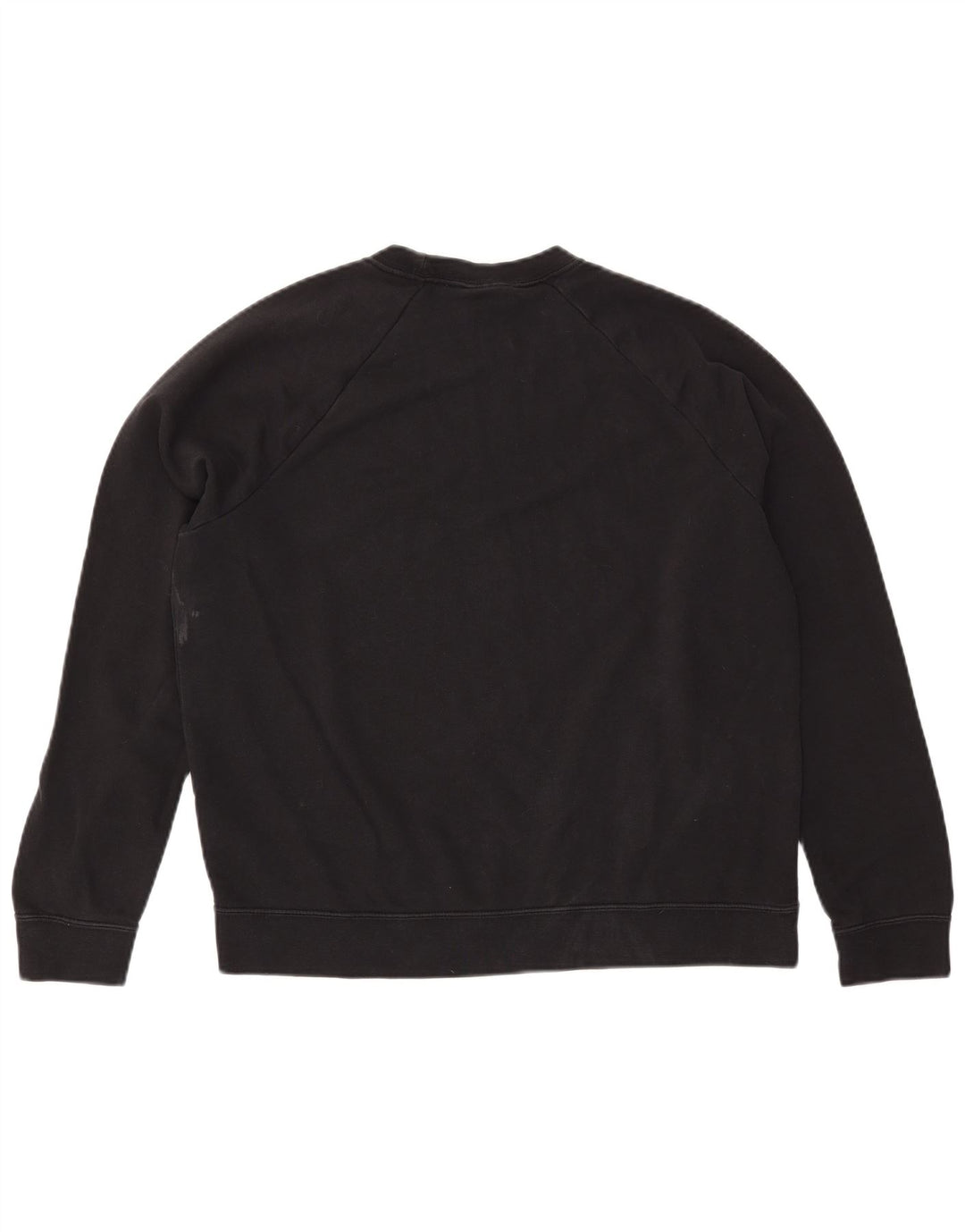 Женский свитер NIKE UK 16, большой размер, черный хлопок