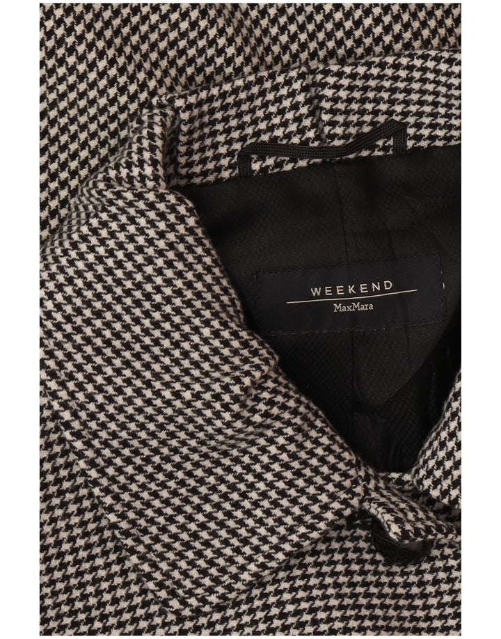 MAX MARA Женский комплект из 2 предметов юбки на 4 пуговицах, Великобритания, 10 маленьких размеров, W28, серый, классический