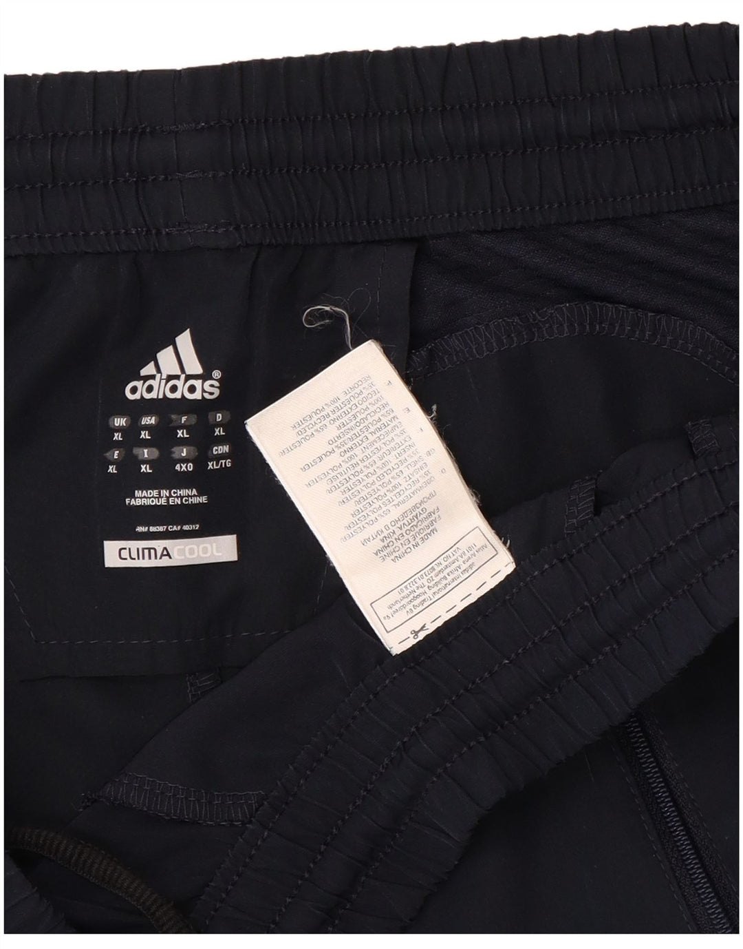 Мужские спортивные шорты Adidas Climacool XL темно-синие из полиэстера