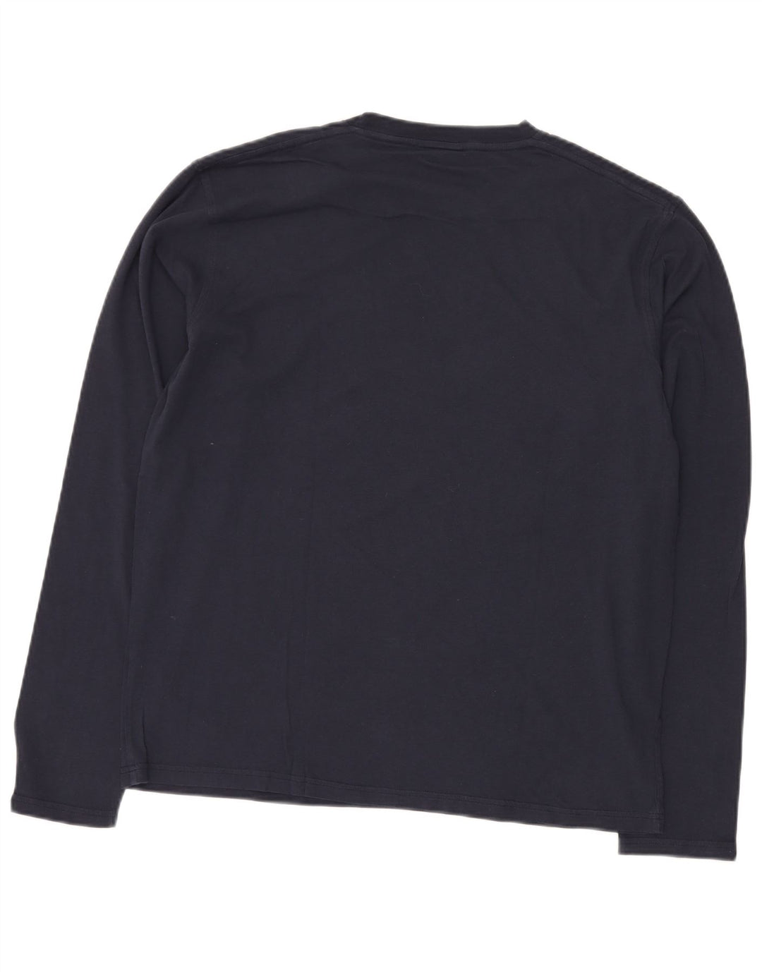 Мужской топ с рисунком DIESEL с длинным рукавом XL, темно-синий, хлопок