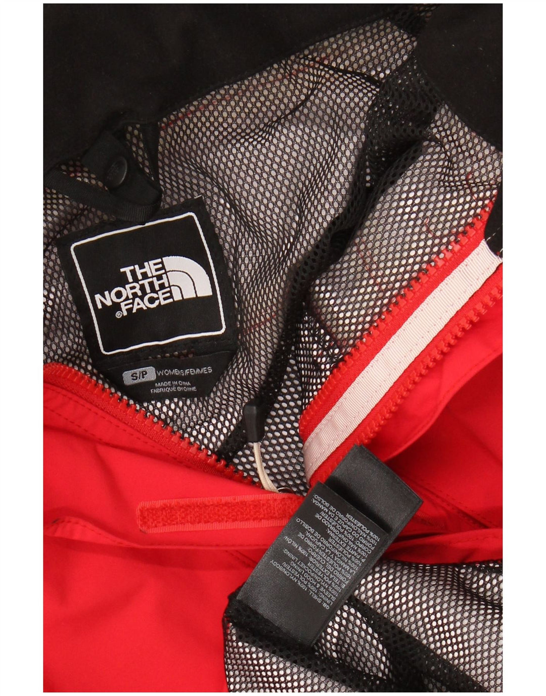 Женская непромокаемая куртка с капюшоном THE NORTH FACE Hyvent UK 36, маленькая красная