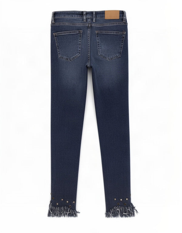 Женские узкие джинсы Zara EU 34 2XS W24 L26, синий хлопок