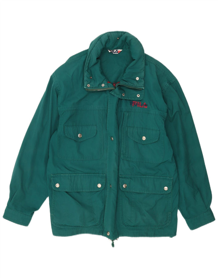 Мужская куртка Fila IT 50, большая, зеленая, полиэстер