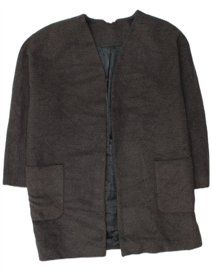 Женское открытое пальто Marks & Spencer UK 18 XL, серый полиэстер