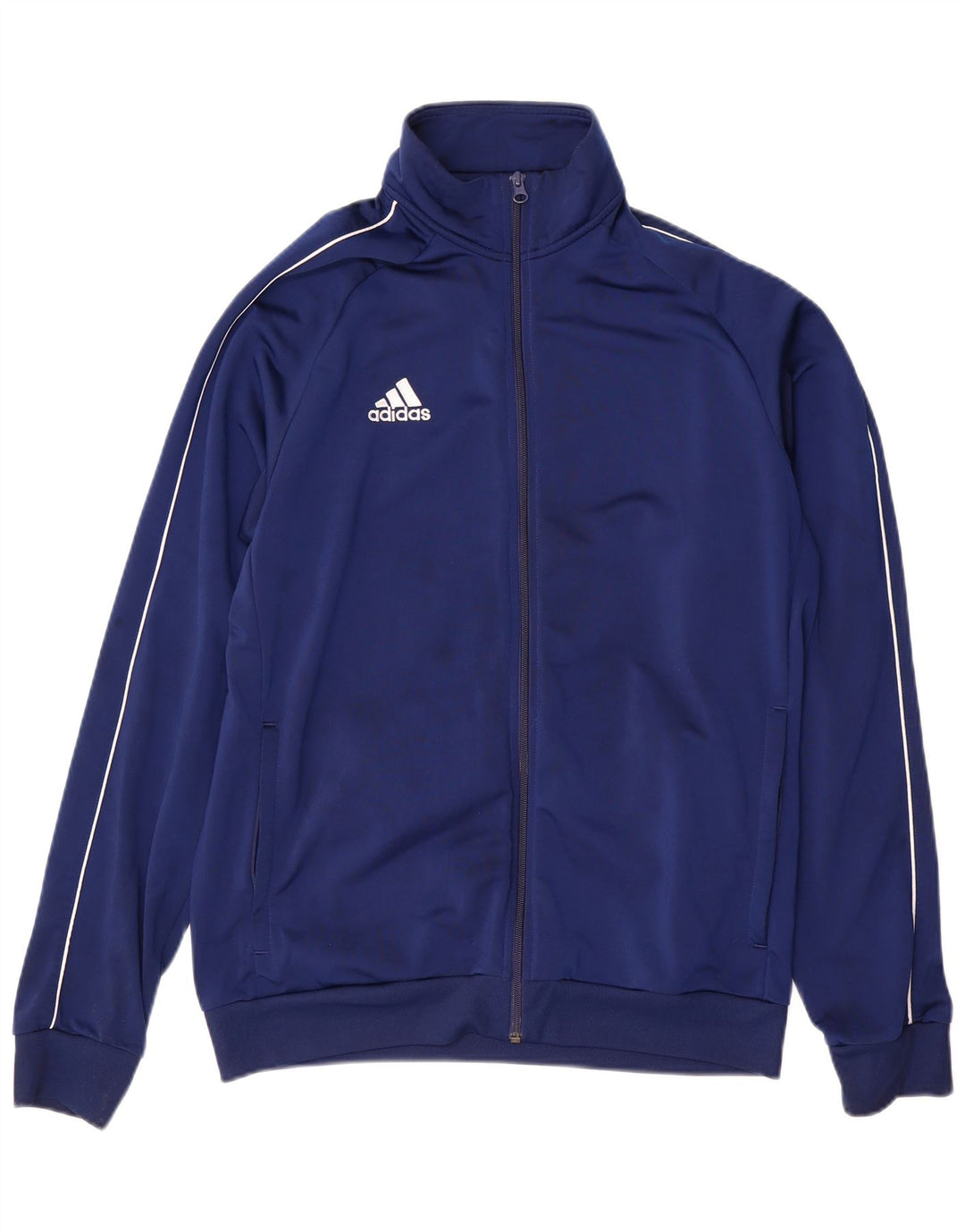 Мужской спортивный костюм ADIDAS, верхняя куртка, большой темно-синий полиэстер