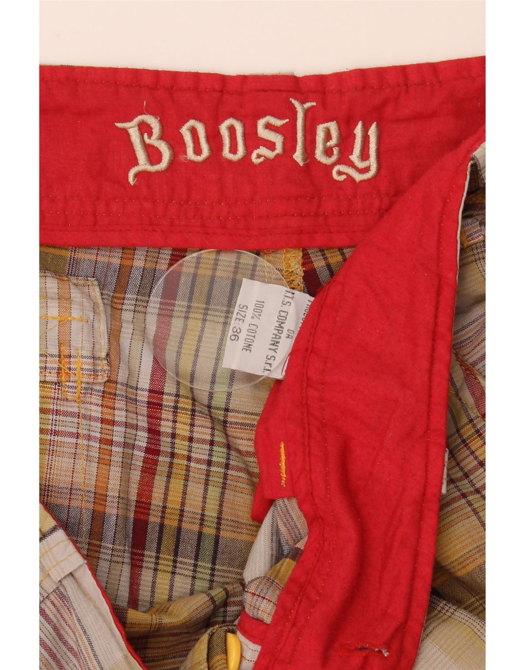 Мужские шорты-карго Boosley W36, большие разноцветные хлопковые шорты в клетку
