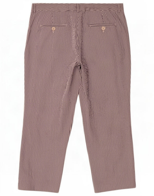 Женские брюки-капри Max Mara Weekend W30 L21, темно-синие в тонкую полоску