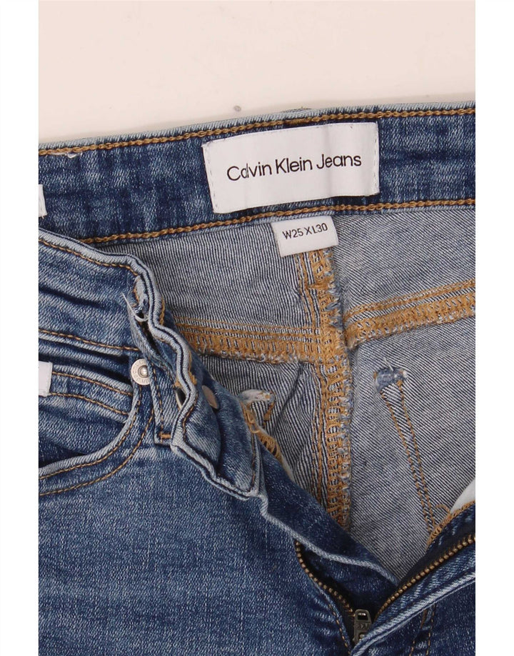 Женские джинсы скинни Calvin Klein W25 L30 синие