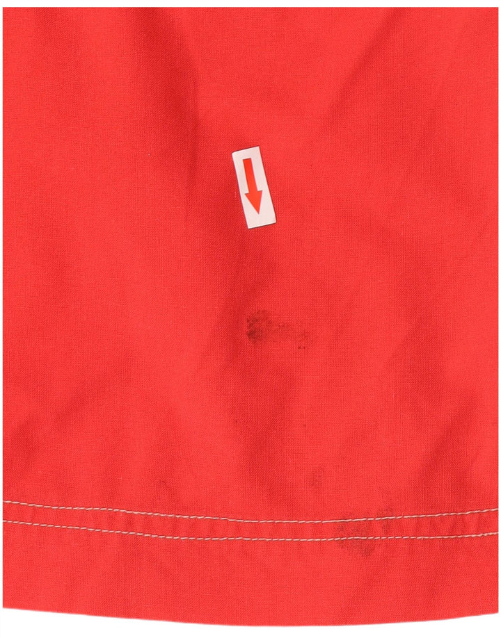 Винтажные женские повседневные шорты IT 42 Medium W30 Красные