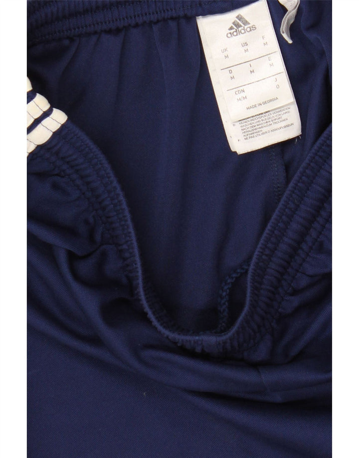 Мужские спортивные шорты Adidas Climalite среднего размера, темно-синие, полиэстер