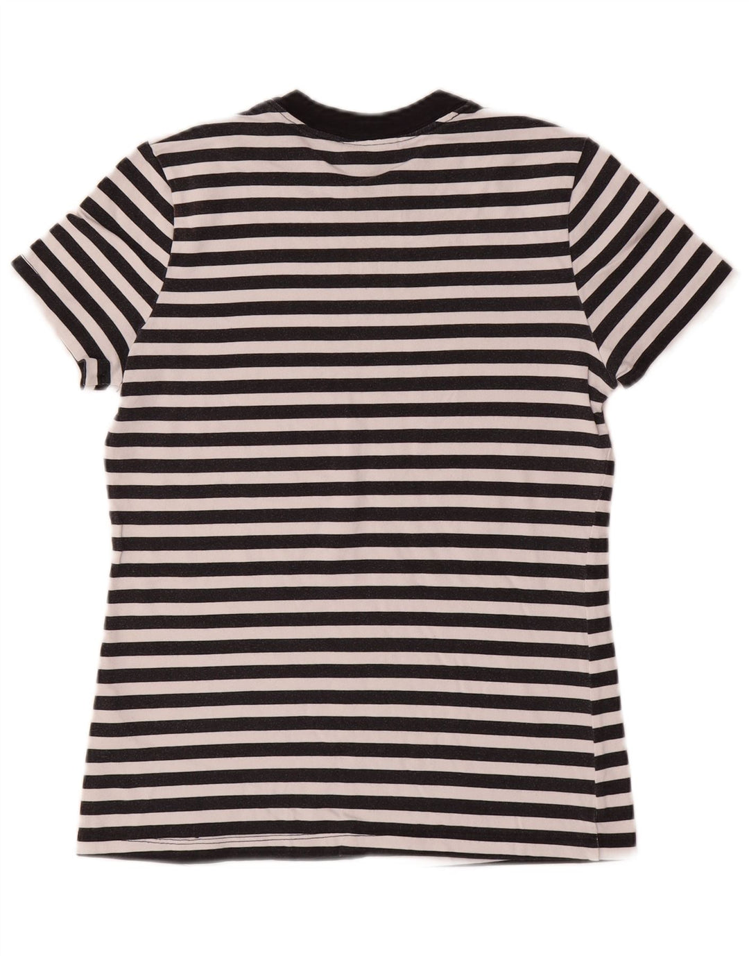 Женская футболка с рисунком NIKE Top UK 10, маленькая хлопковая черная полоска