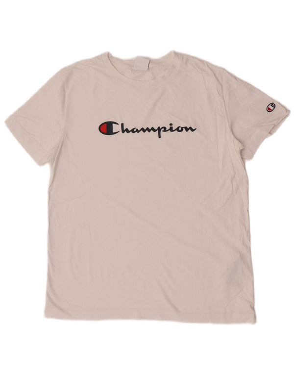 Женская футболка с рисунком Champion UK 18 XL, белый хлопок