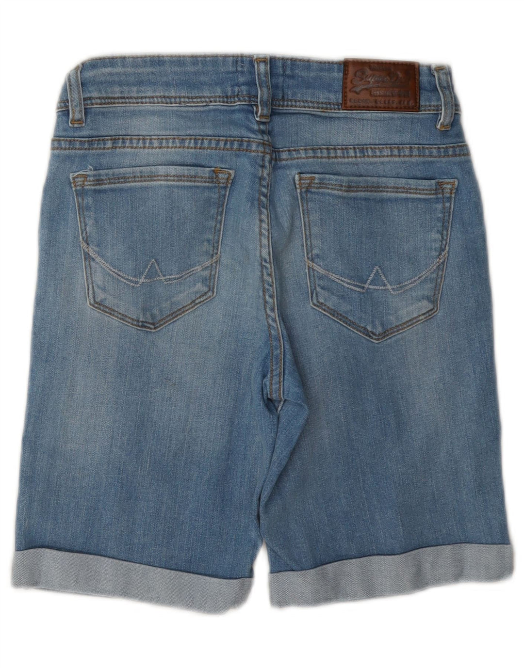 Женские джинсовые шорты Superdry W28, средний синий