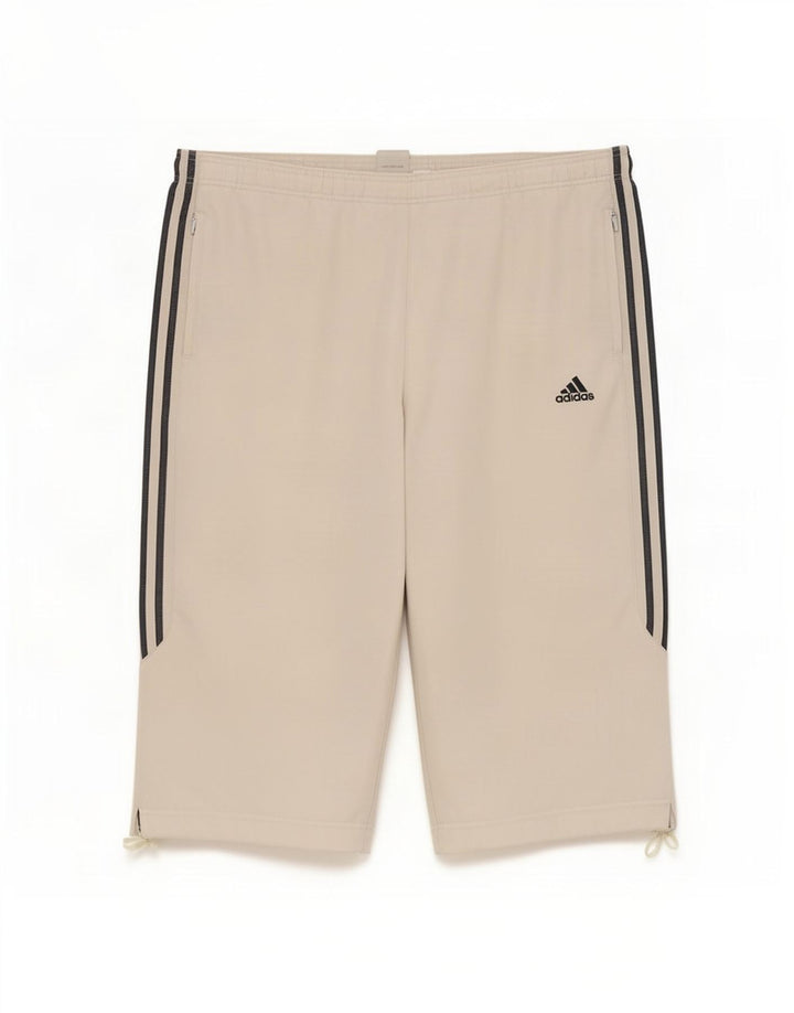 Мужские спортивные шорты-бермуды Adidas XL, белый полиэстер