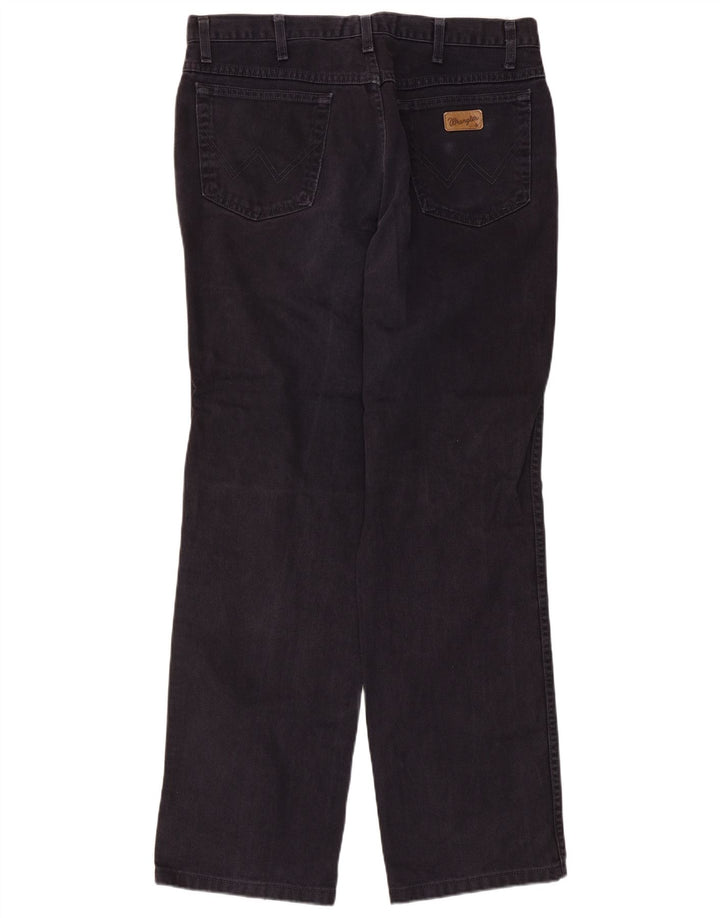 Мужские прямые джинсы Wrangler W36 L32 темно-синие, хлопок