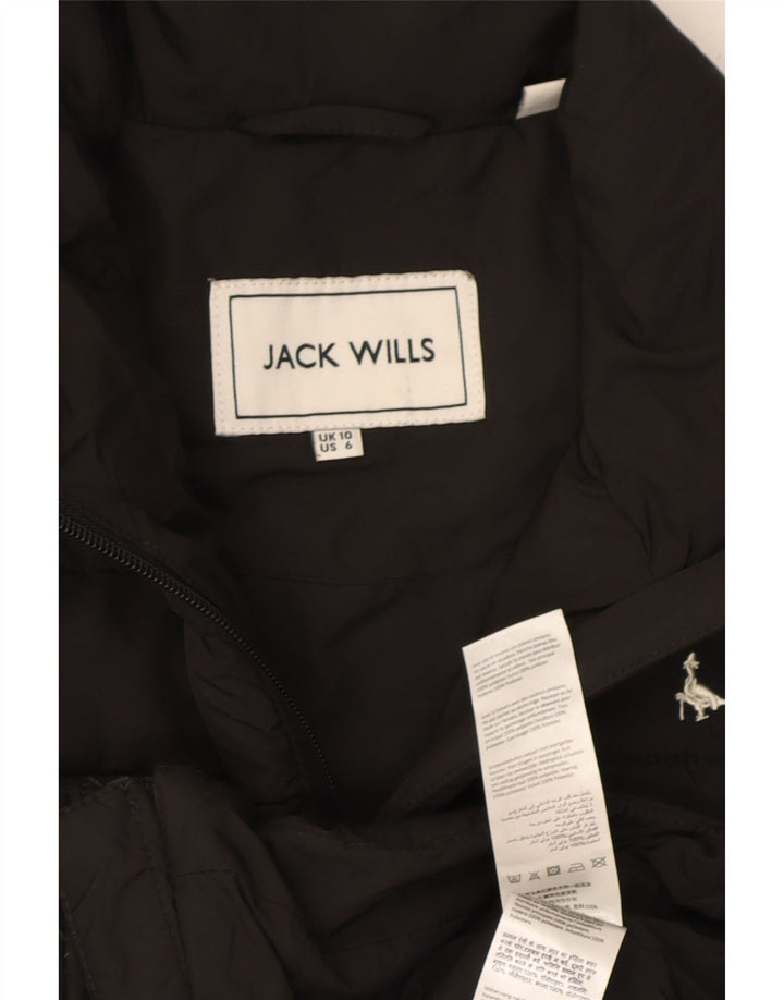 Женский утепленный жилет Jack Wills UK 10, маленький черный полиэстер