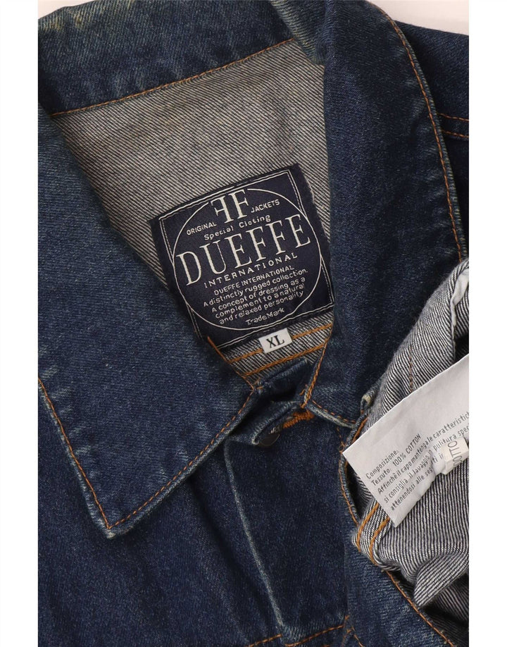 Мужская джинсовая куртка Dueffe UK 42 XL, темно-синяя, хлопок